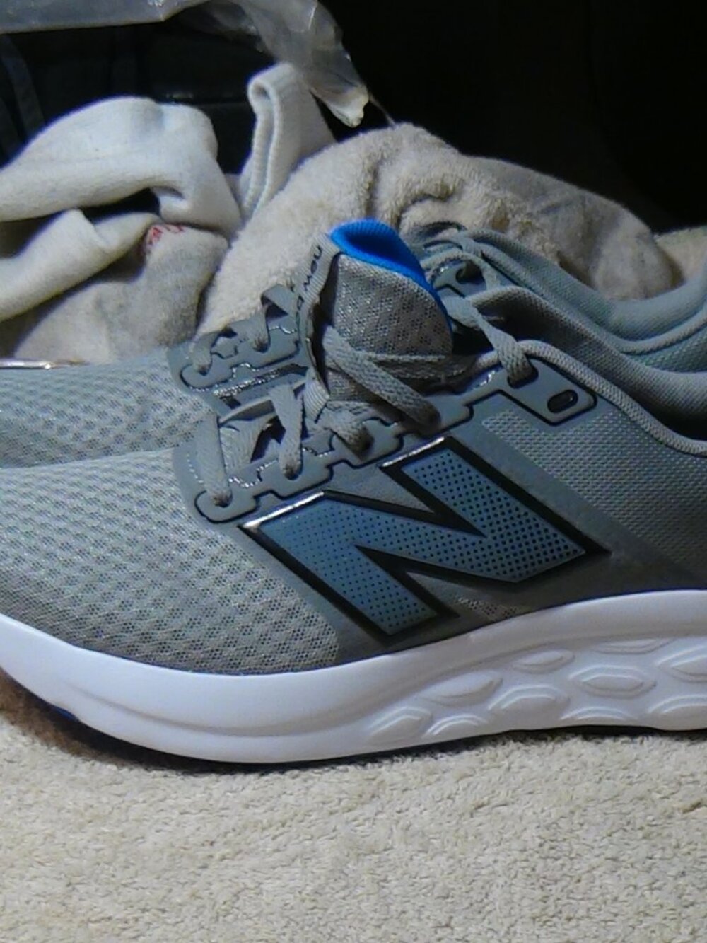 Mens New Balance 460 v4 Running Shoes Course Size 8 Grey Blue - Picture 9 of 14
